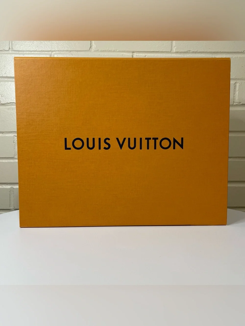 Authentic Louis Vuitton Large Box! Gift Box With Tissue Paper! 14” x 12” x 8”